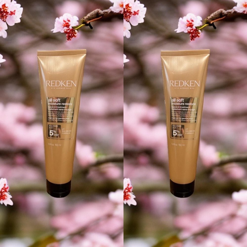 REDKEN All Soft Moisture Restore Leave-In Treatment 5.1 oz - 2 units